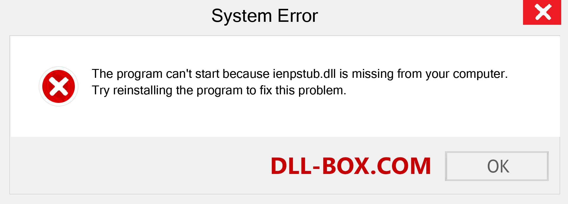  ienpstub.dll file is missing?. Download for Windows 7, 8, 10 - Fix  ienpstub dll Missing Error on Windows, photos, images